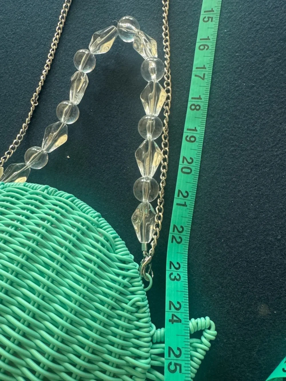 Tommy Bahama teal Woven Fish-Shaped bag:crossbody,handle or clutch!🐠versatile! - Picture 5 of 14